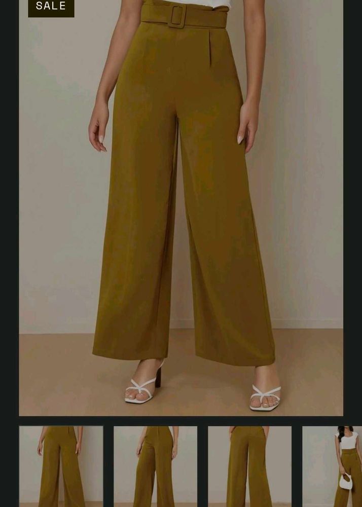 High-Waisted Wide-Leg Pants