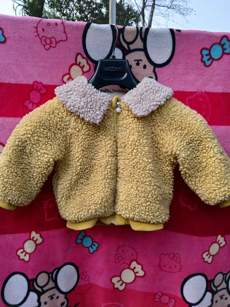 Cute Yellow Baby Jacket