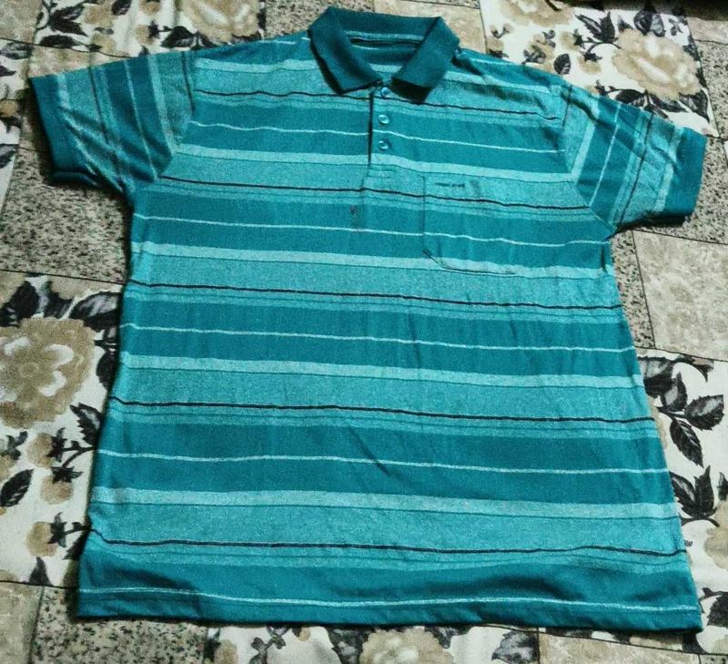 Men's Striped Polo T-Shirt