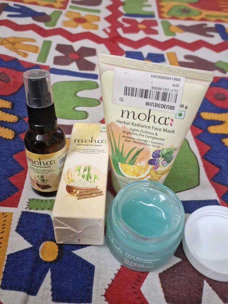 Moha Skincare Set - Face Serum &amp; Mask