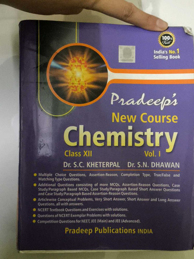 Pradeep's Chemistry Class XII Vol. I