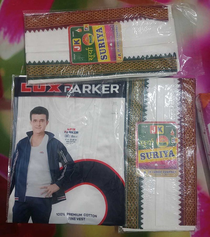 pack of 2 cotton towel &amp; Inner Vest Combo
