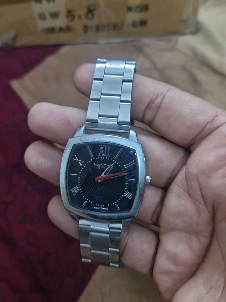 Classic Silver Tone Watch need service