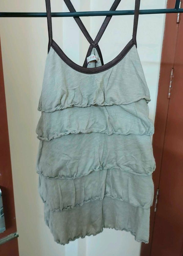 Tiered Ruffle Cami Top