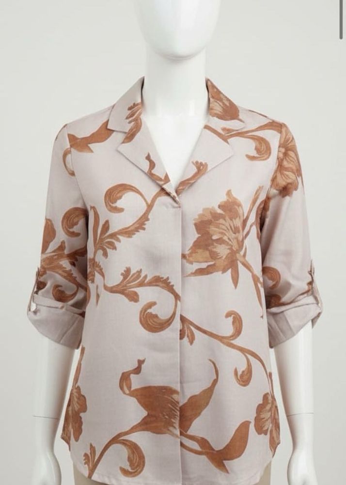 Floral Print Long Sleeve Top