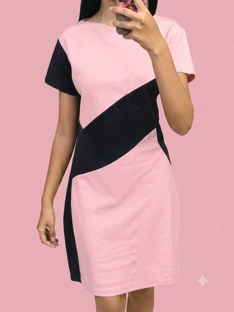 Bodycon pink dress