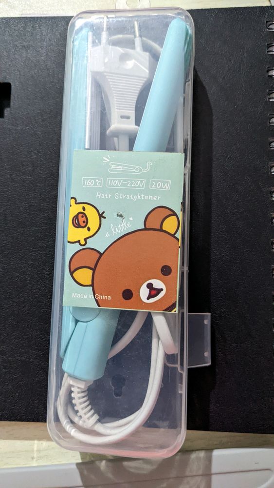 Mini cute hair crimping/straighting tool