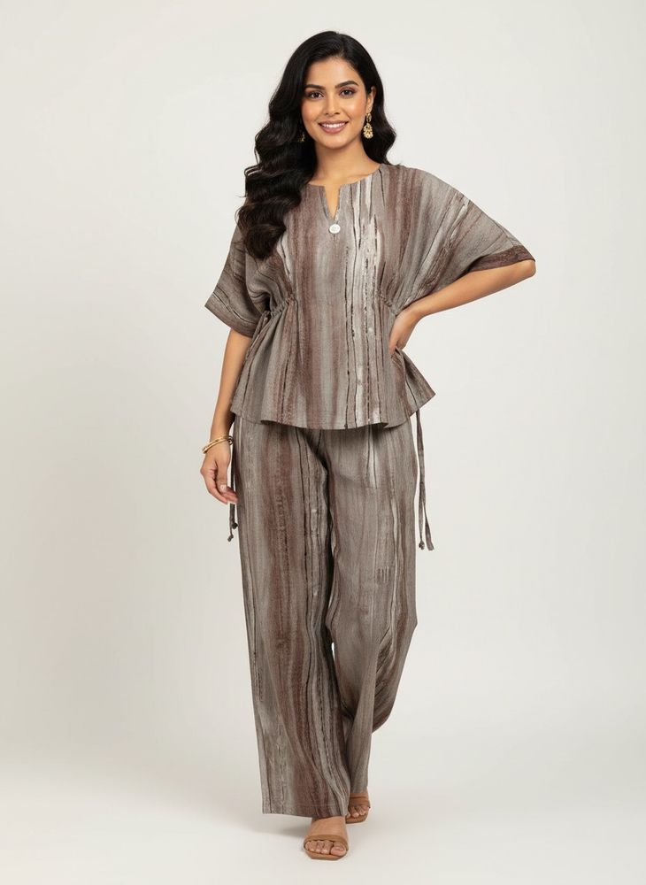 Ivory Co-ord Set - Stylish Wear