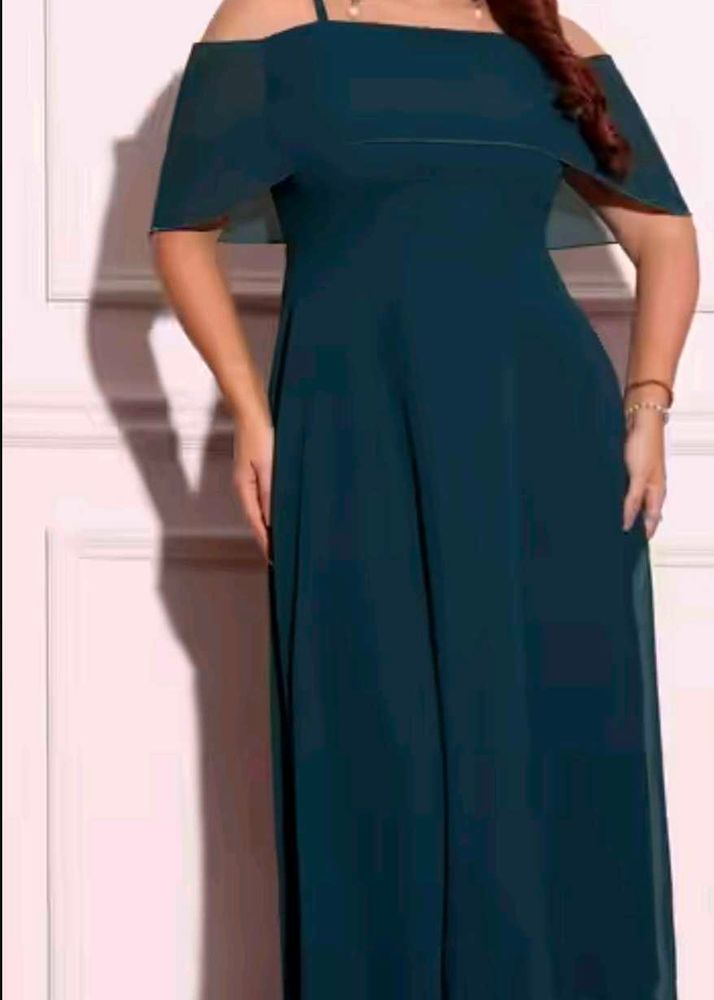 Elegant Off-Shoulder Maxi Dress