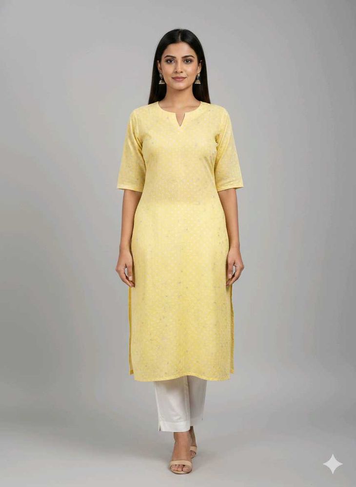 Elegant Yellow Kurta