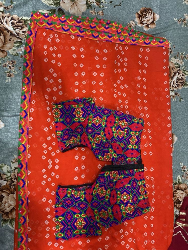 saree with blouse