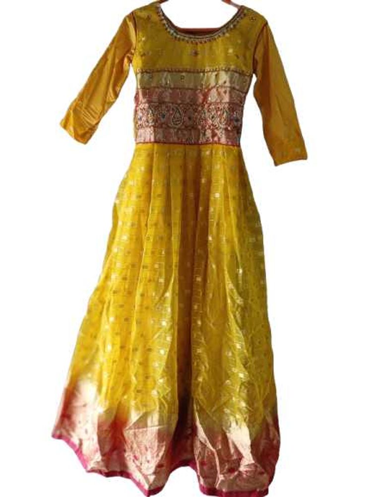 Beautiful Yellow Ethnic Gown