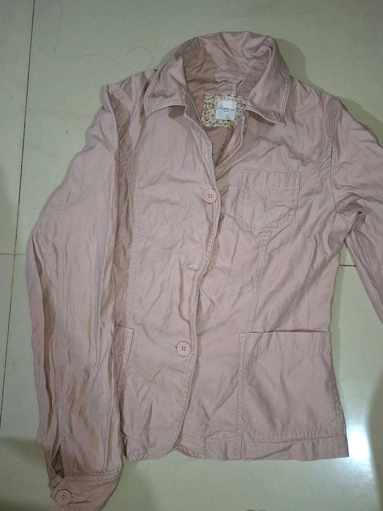 Chic Light Pink Blazer