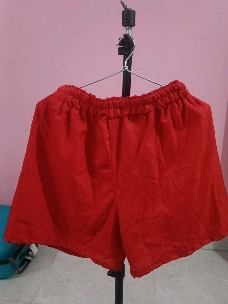 Comfy Red Shorts