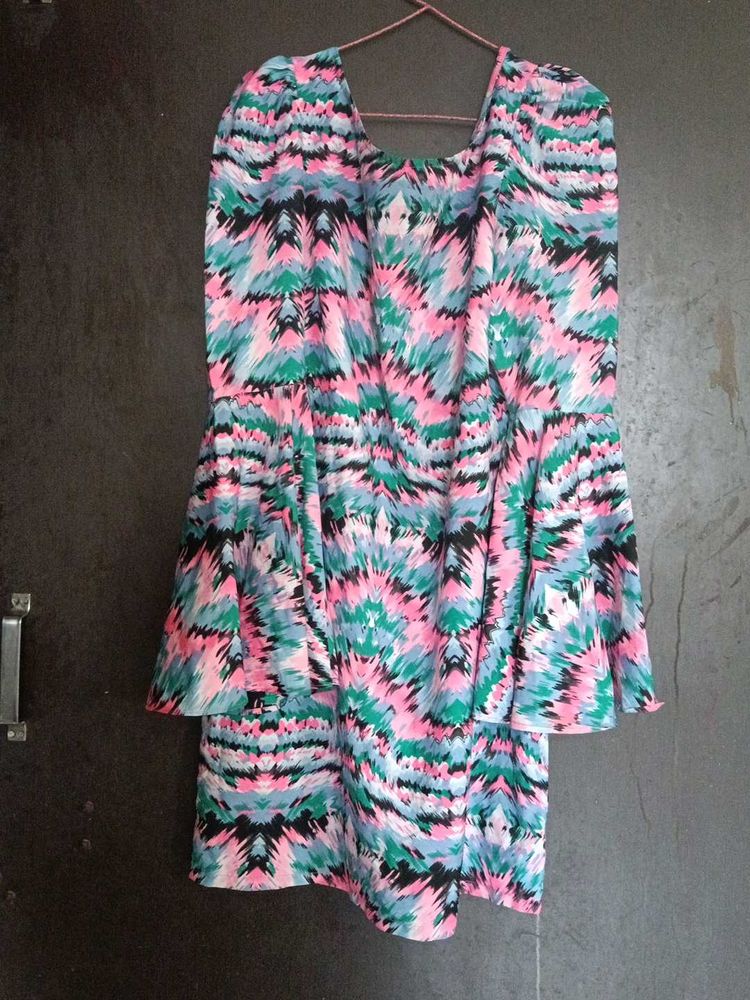 Colorful Print Dress