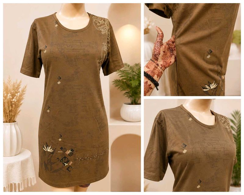 Stylish Printed Tunic Top