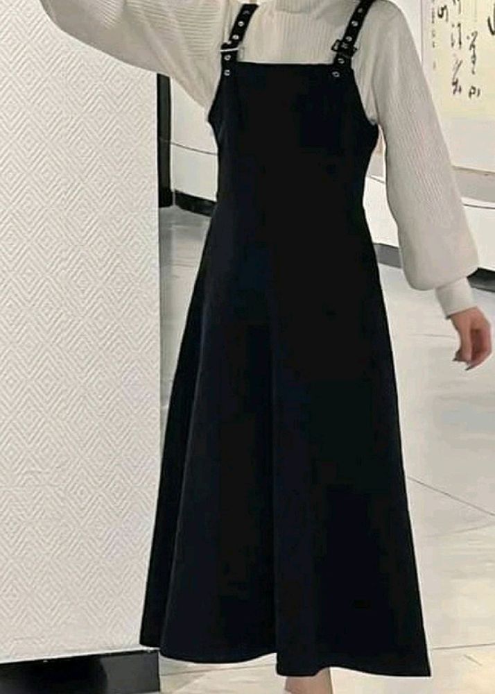 Maxi Korean Dungree Dress