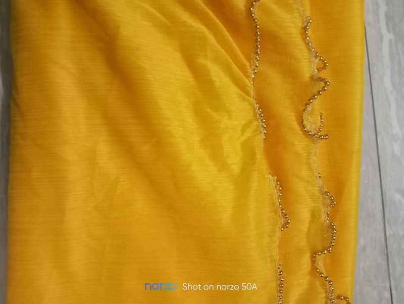 Yellow New Chiffon Dupatta