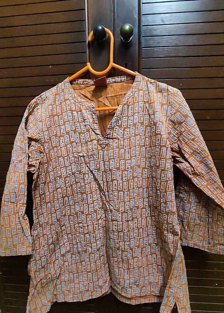 Printed Cotton Kurta
