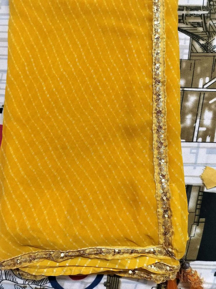 Lehriya Saree with blouse