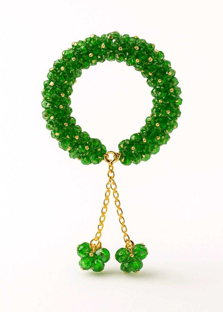 Green Beaded Bracelet