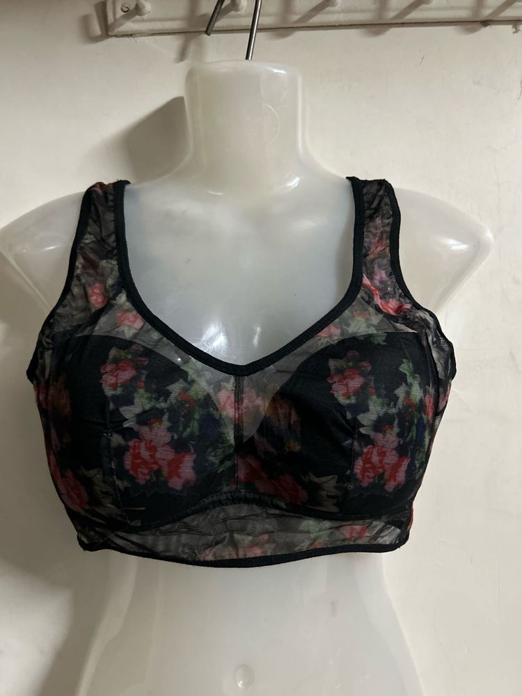 Floral Sheer Blouse