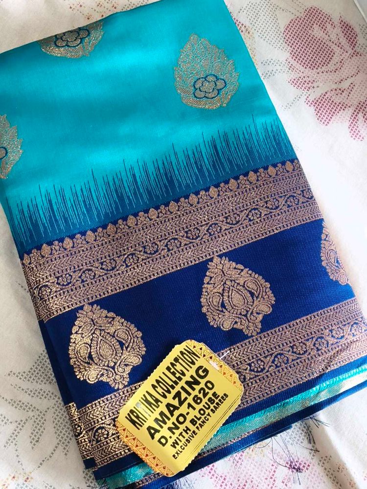 Premium Kanjeevaram Silk with blouse piece