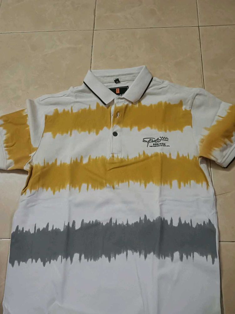 Men's Tie-Dye Polo Shirt