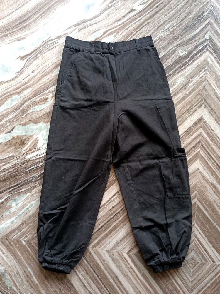Women's Cotton Cargo (Black)