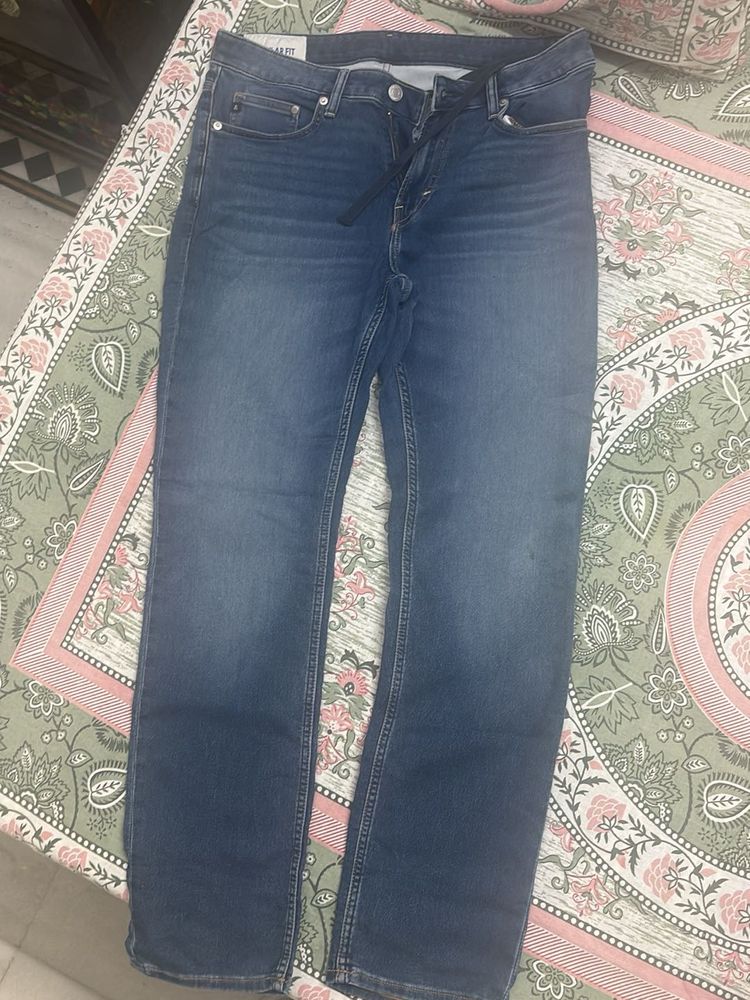Classic Blue Wash Denim Jeans