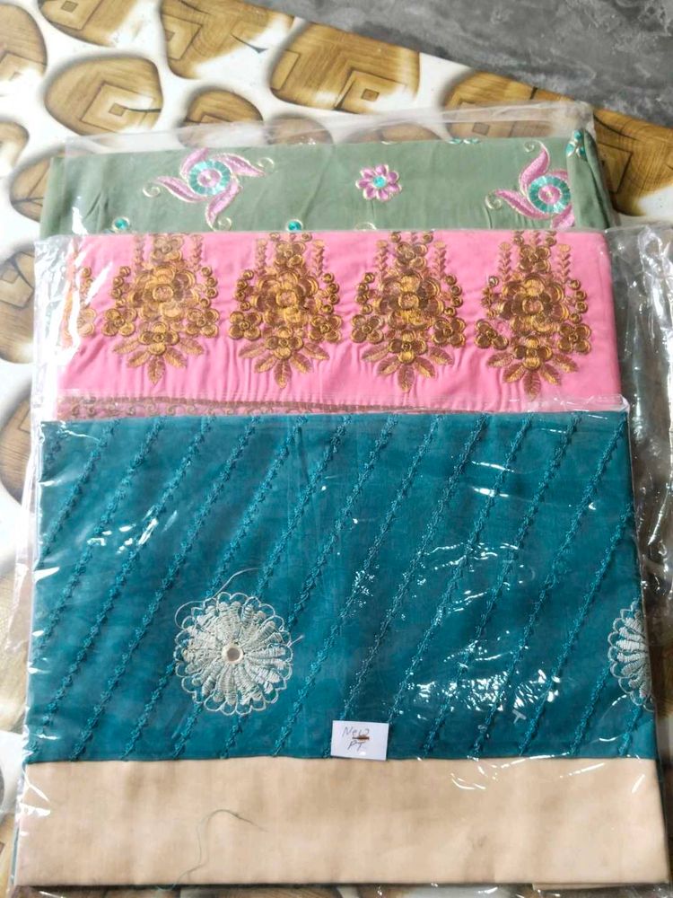combo of 3 suits with dupatta and bottom