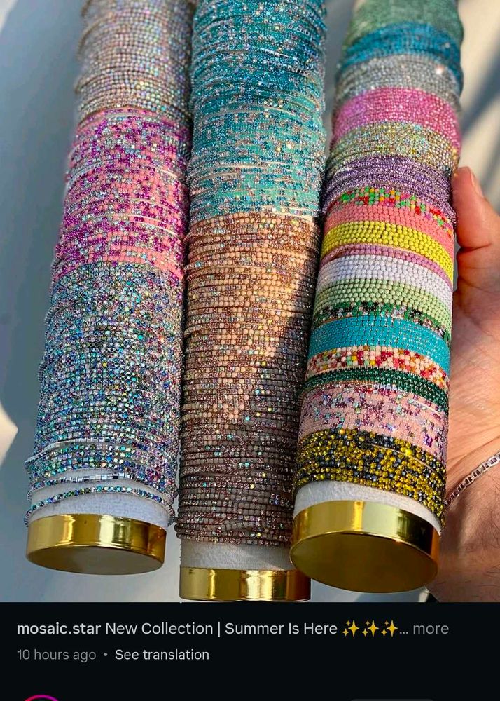 Sparkling Rhinestone Bangles