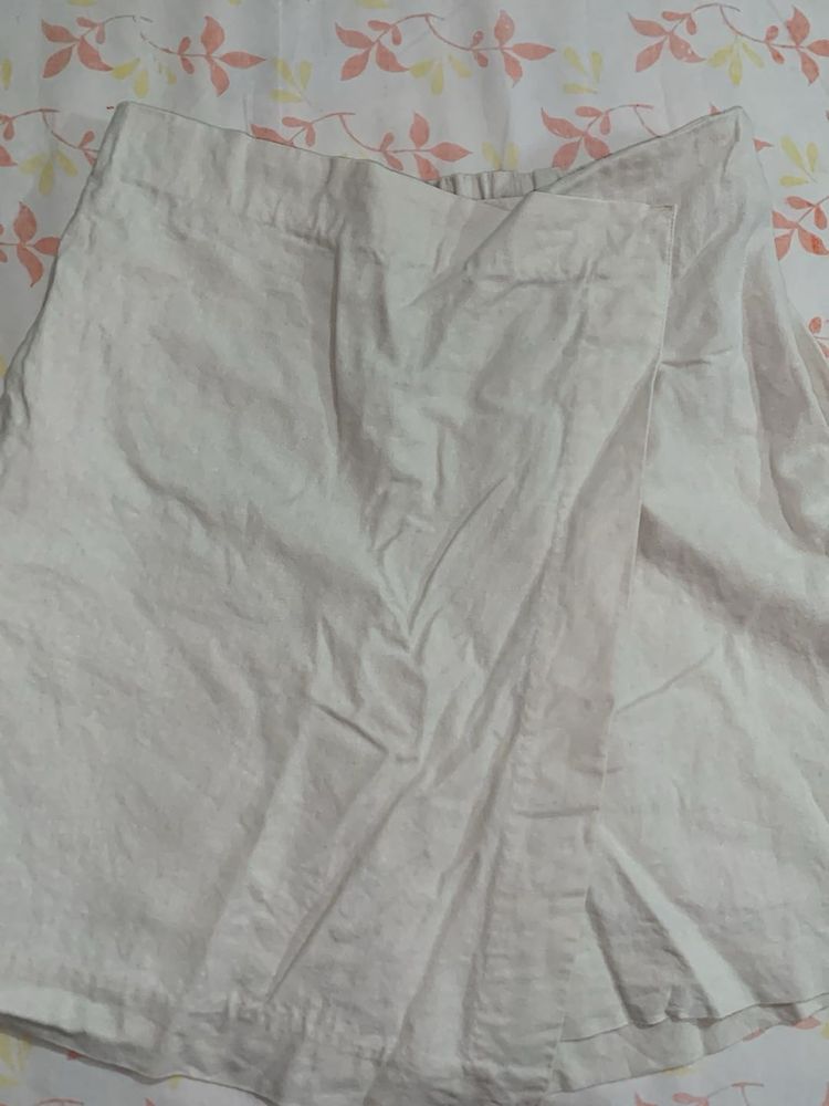 Linen Blend Skort