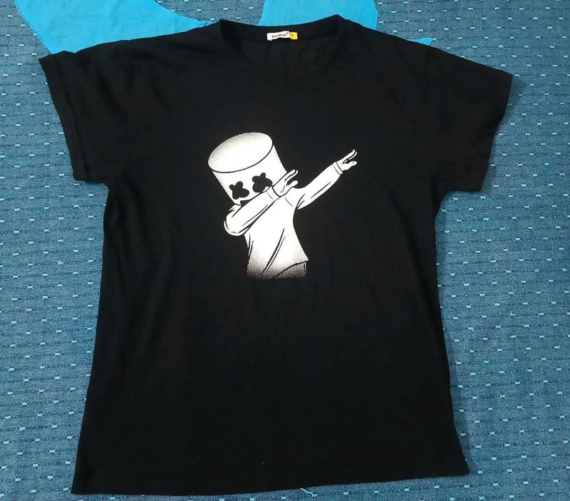 Marshmello Graphic Print T-Shirt