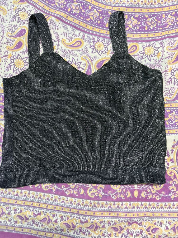 Sparkly V-Neck Cami Top