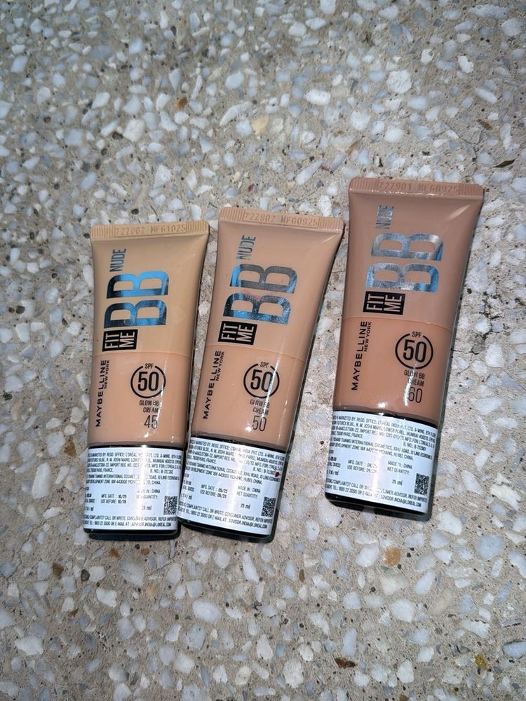 Maybelline Fit Me BB Cream SPF 50 - 3 Shades