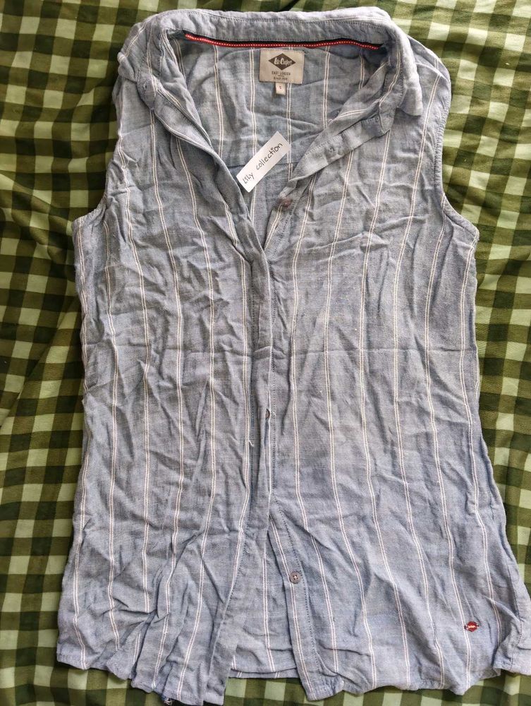 Lee Cooper Striped Sleeveless Top