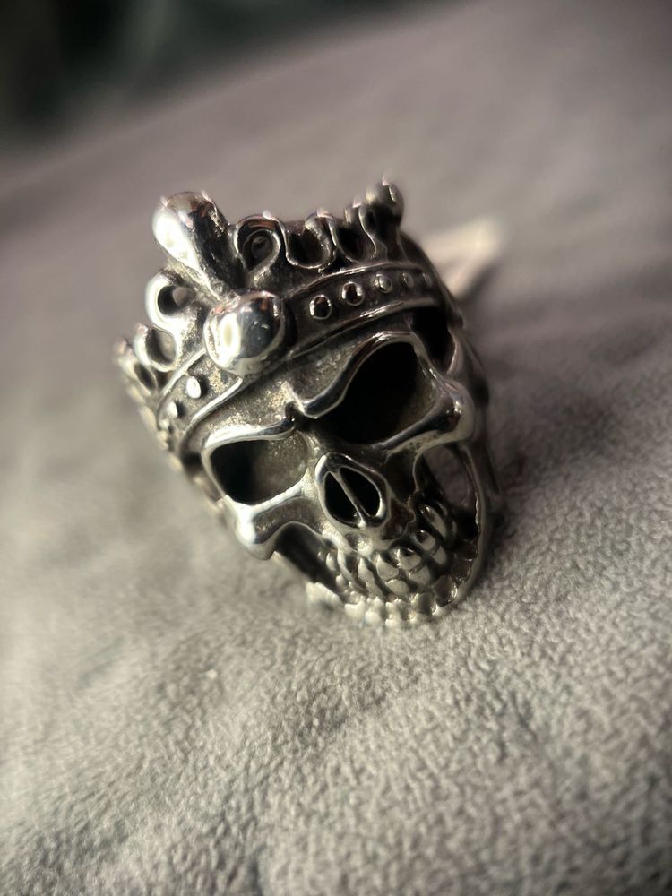 Steel Skull Ring