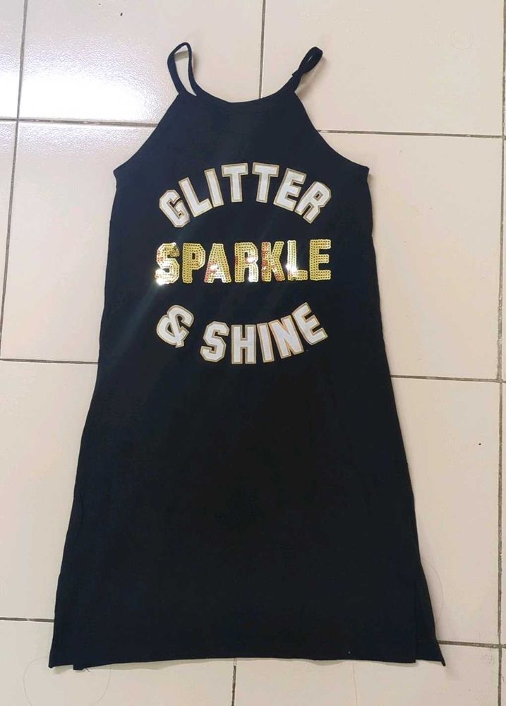Sparkle &amp; Shine Black Dress