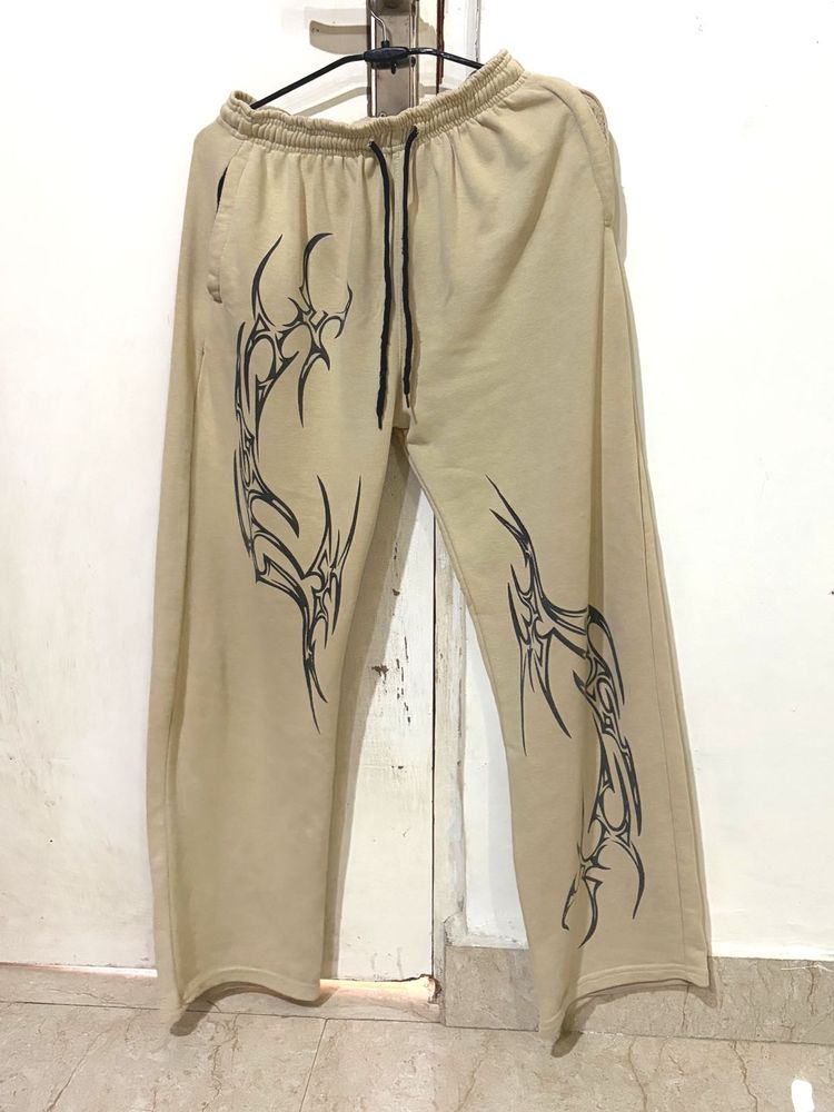 Unique Graphic Print Sweatpants