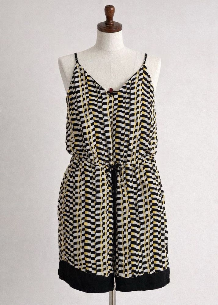 Patterned Sleeveless Dress