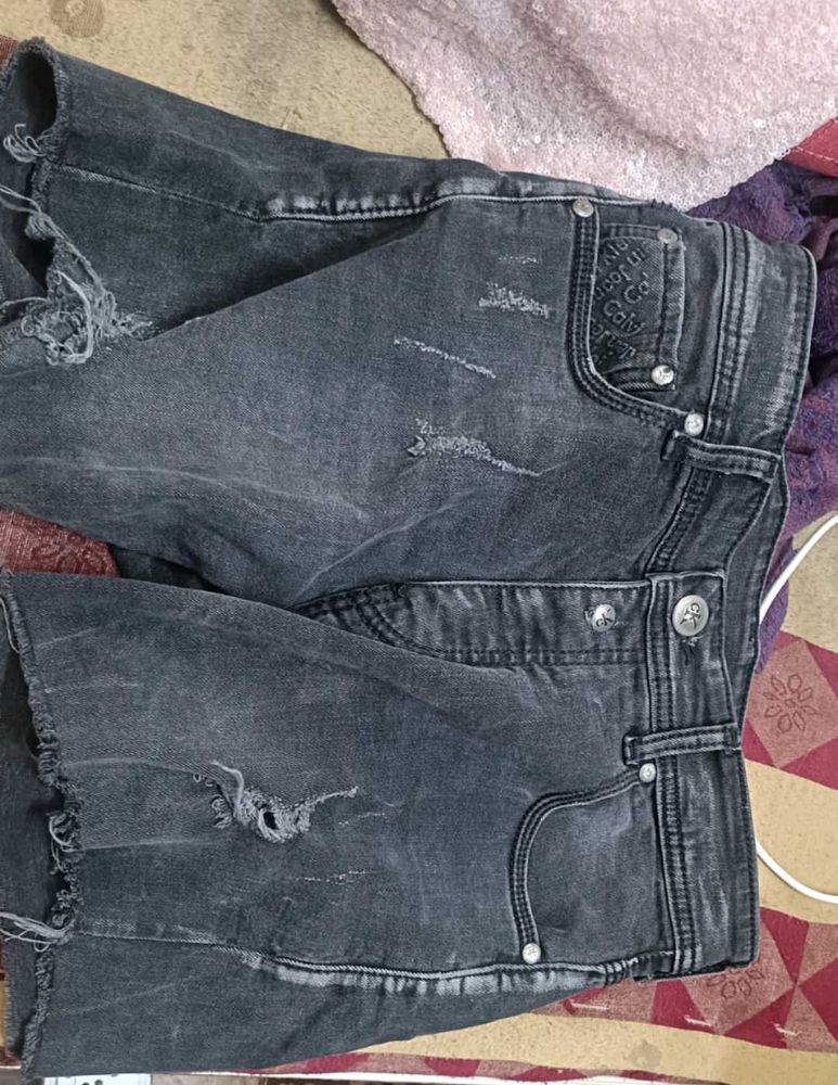 CalvinKleinBlack Denim shorts