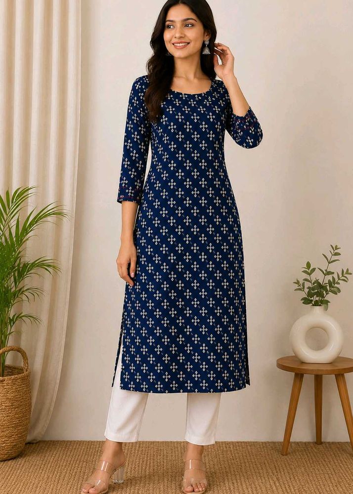 Elegant  pure cotton kurti set