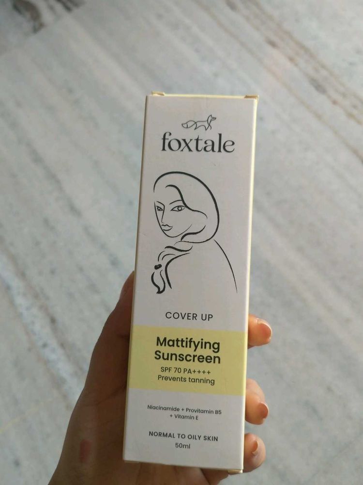 foxtale mattifying sunscreen