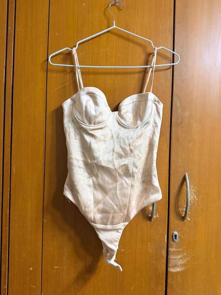ZARA corset bodysuit