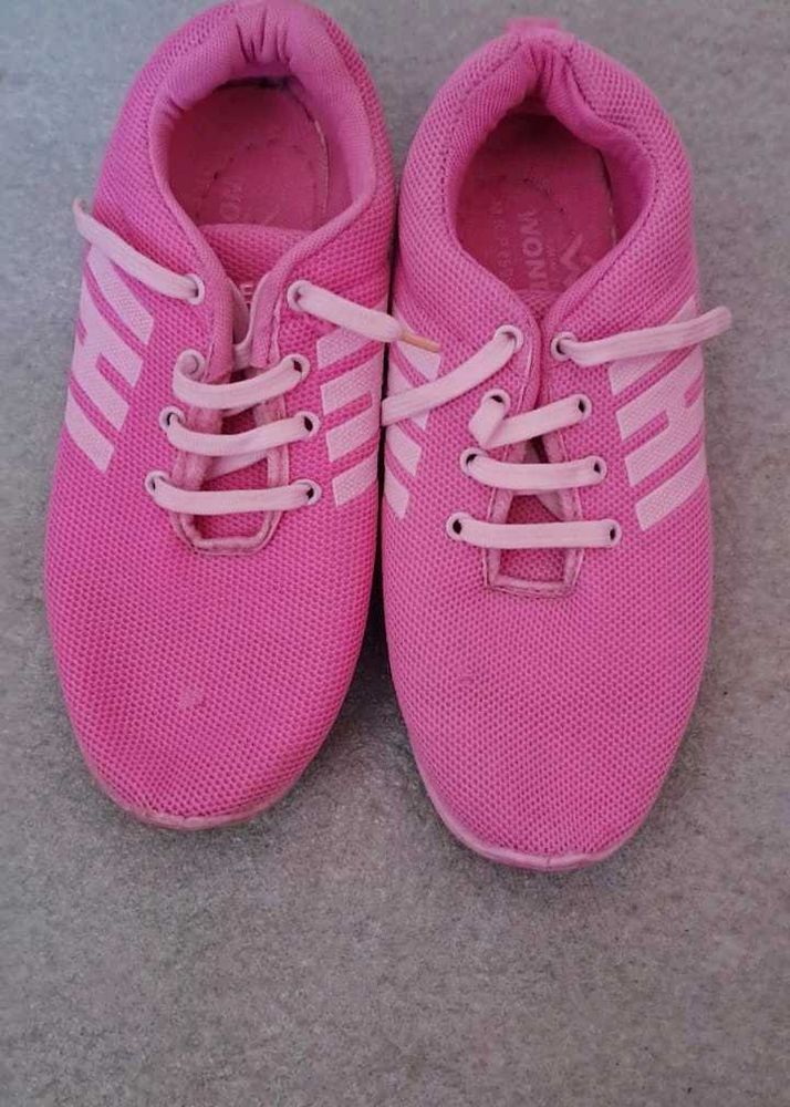 Pink Casual Sneakers