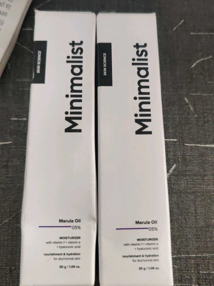 set of 2 Minimalist Marula Oil Moisturizer