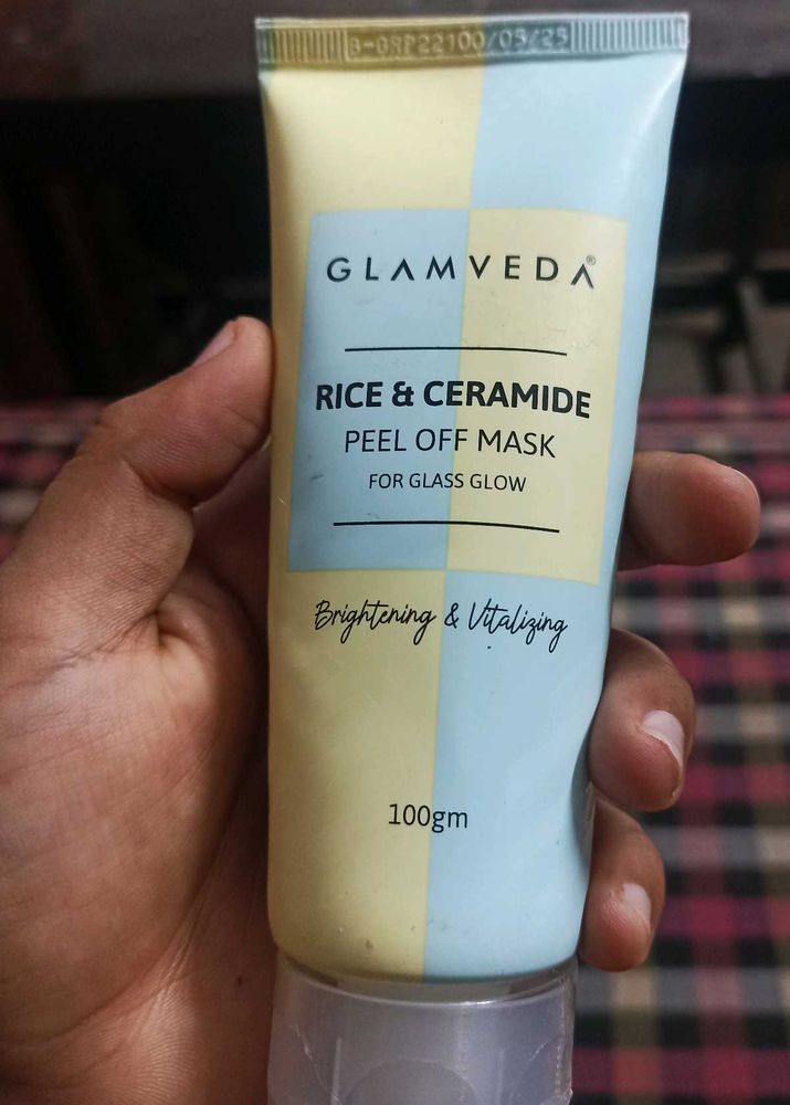 Glamveda Rice &amp; Ceramide Peel Off Mask