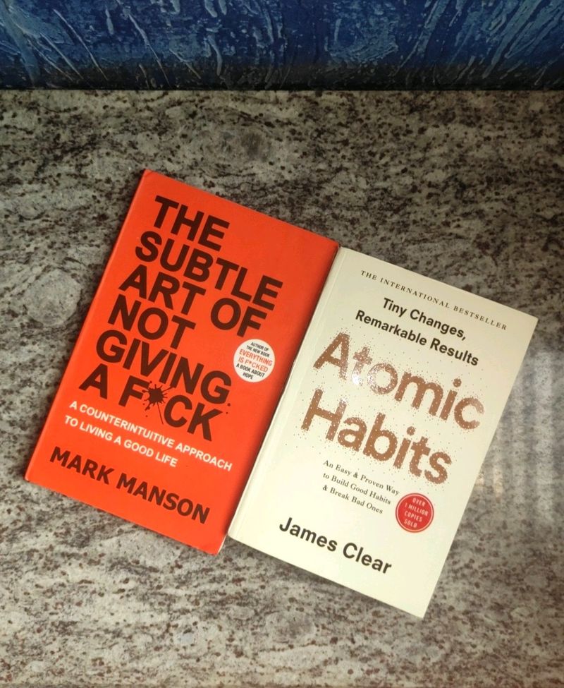 Atomic Habits And Subtle Art Of Not Giving A F