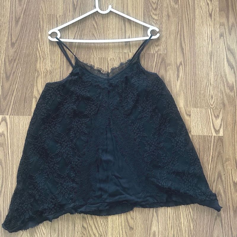 Black Lace Cami Top